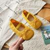 Toddler Girls Mesh Breathable Bowknot Flat Shoes