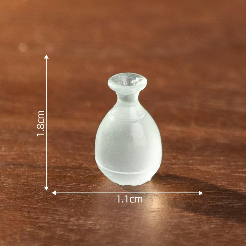 Micro-landscape Ice Transparent Antique Bottles Porcelain Dollhouses Decorative ItemsBlind Bags Accessories Miniature Small Ornaments