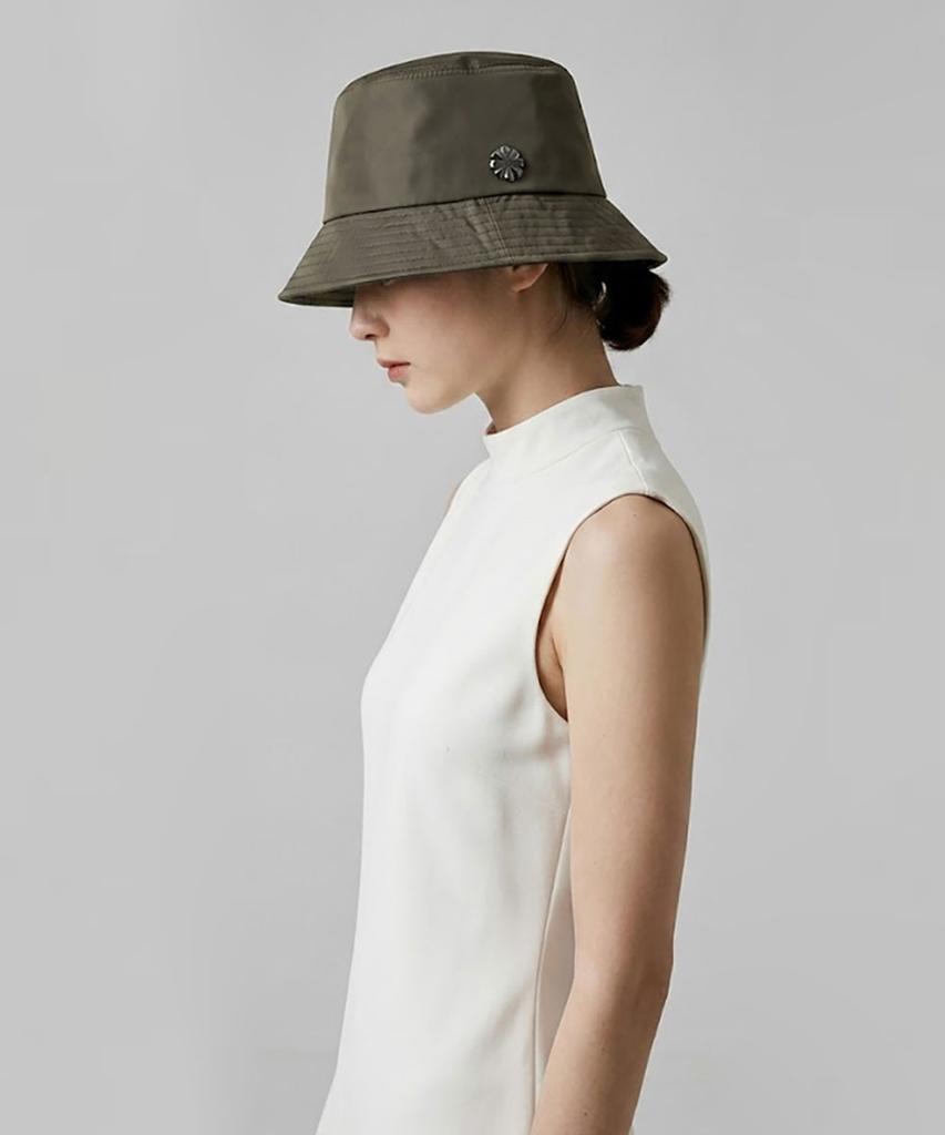 AVEN Airglow Metal Emblem Bucket Hat Khaki Brown