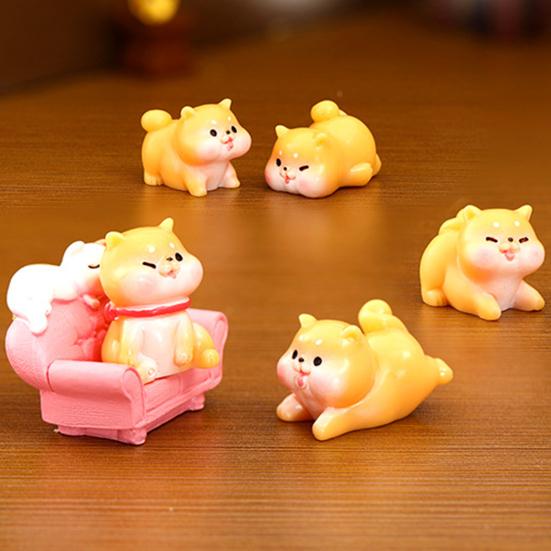 Estatuas creativas de cachorros Vivid Casting DIY
