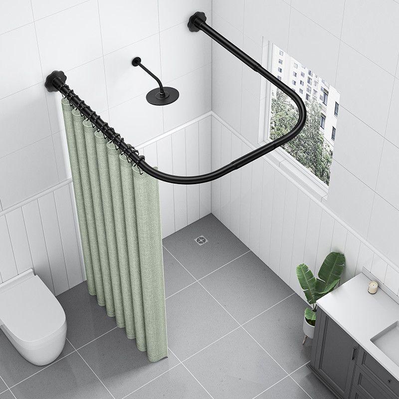 

U-Shaped No-Drill Shower Curtain Rod