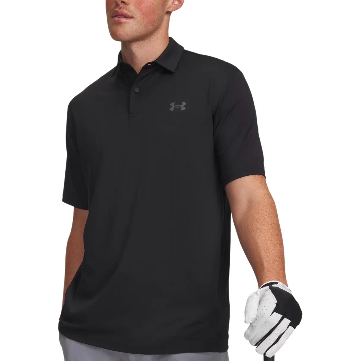 Under Armour Matchplay Soft Sun Protection Knitted Lightweight Golf Shirt Men tops 6009799-001 S