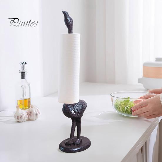 Paper Towel Stand with Stable Base Creative Animal Shaped Free Standing Tissue Holder Kitchen Decoration Modeling Crafts