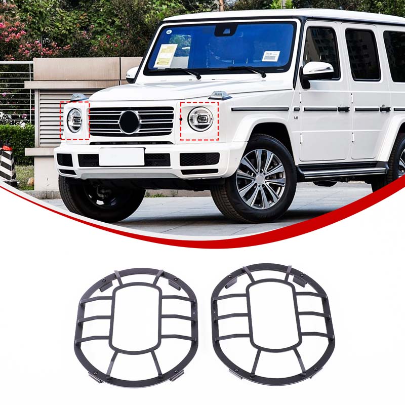 For Mercedes Benz G-Class W464 2019-2026 Carbon Steel Car Headlight Hood Turn Signal Cover Signal Lamp Cover Car Accessories