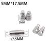 10Pcs/Lot Stainless Steel Rhodium Color Magnetic Clasps for DIY Leather Bracelets Necklace Connectors Jewelry Making Findings