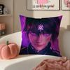 Fantasy Anime DDivine Seal Throne Cushion Cover Pillowcase Short Plush Invisible Zipper Room Sofa Cushion Cover