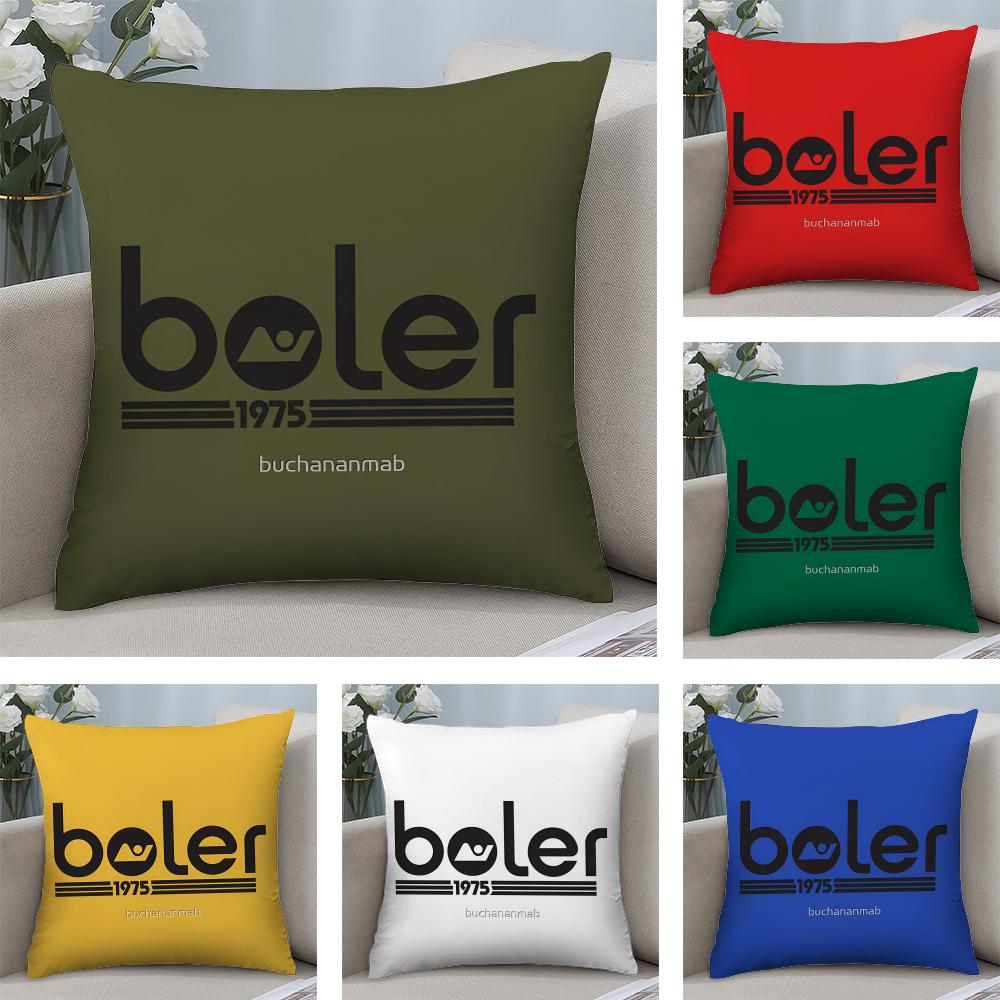 Fashion Brand B-Boler Cushion Cover Soft Plush Fabric Double-Sided Printed Sofa Cushion Cover for All Seasons Home Decor Gift