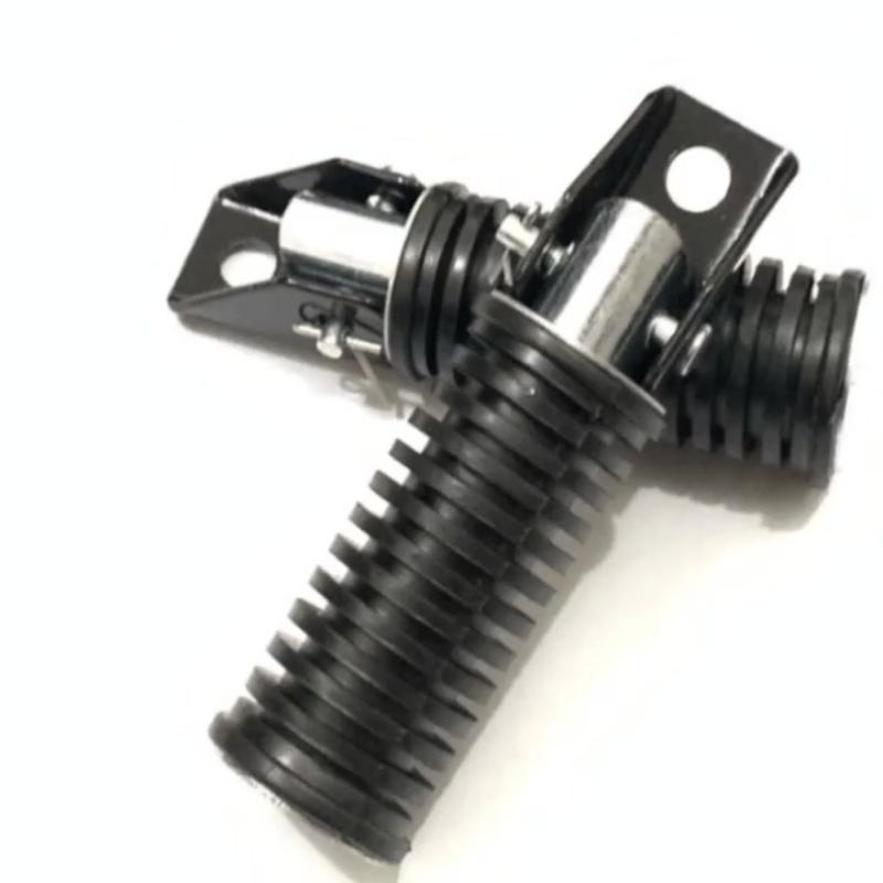 1 Pair Motorcycles Rear Footrests Thick Folded Bubber Rear Footrests Motorbike Parts Accessories
