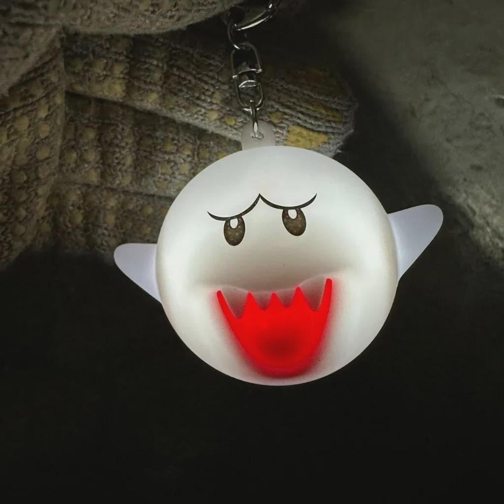 Sound-Activated Ghost Light Keychain and Stress Relief Toy