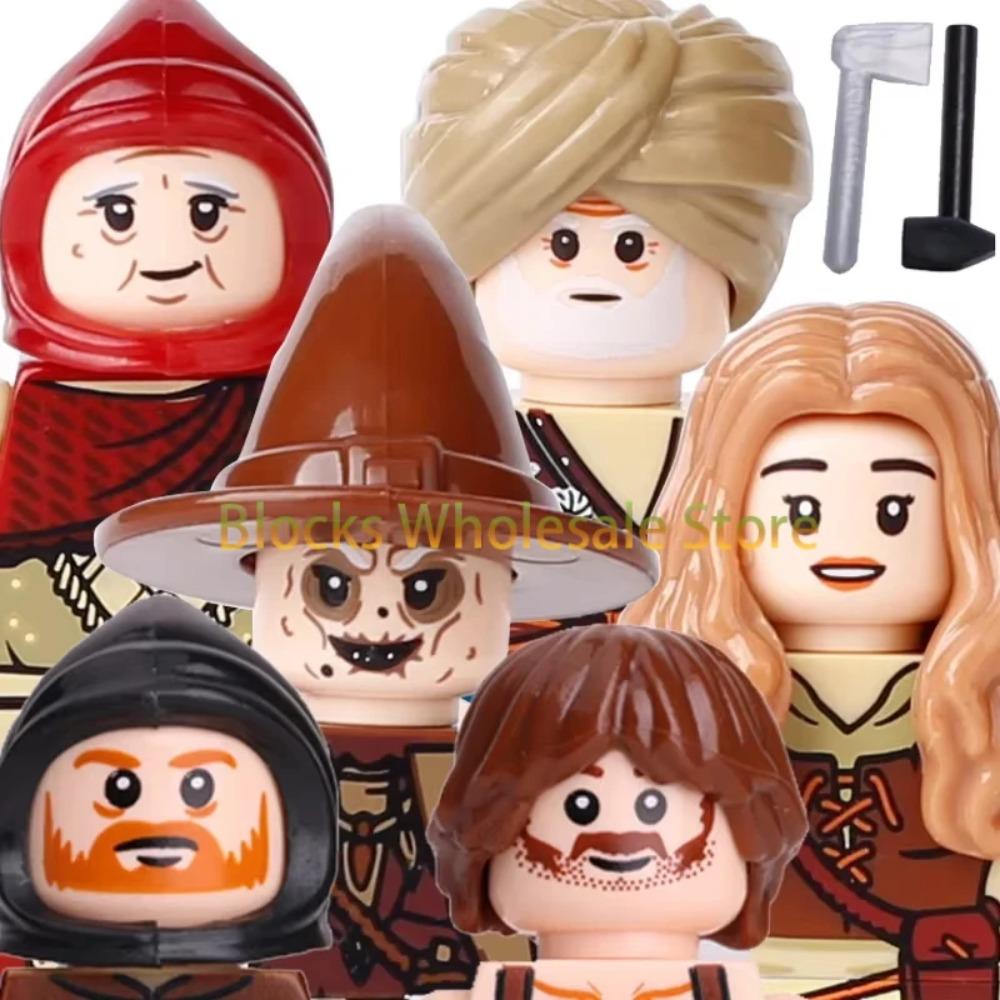 Figuras de Soldados de Castelo Militar Medieval Blocos de Construção Roma Cavaleiro Leão Arma Guerreiro Espada Infantaria Capacete Modelo Tijolos Brinquedos