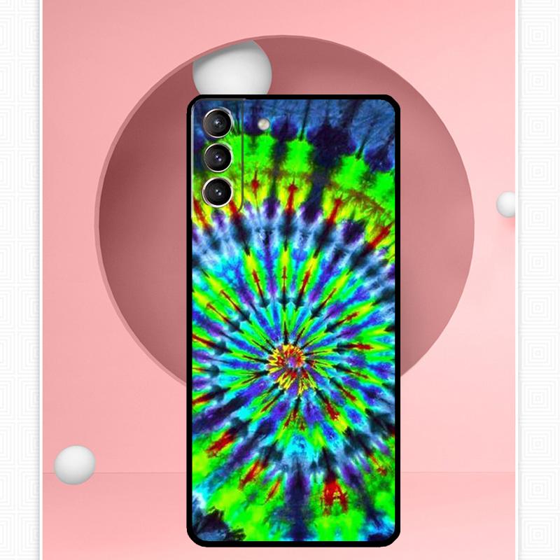Trippy Tie Dye Hippie Art Case For Samsung Galaxy S24 Ultra S20 S21 S22 S23 S25 Ultra S9 S10 Plus S25 FE Cover Funda