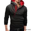 MillionClub Fashion Men's Casual Slim Solid Jacket Outdoor Warm Hooded Coat Zipper Up Coat Jacket Outwear Tops