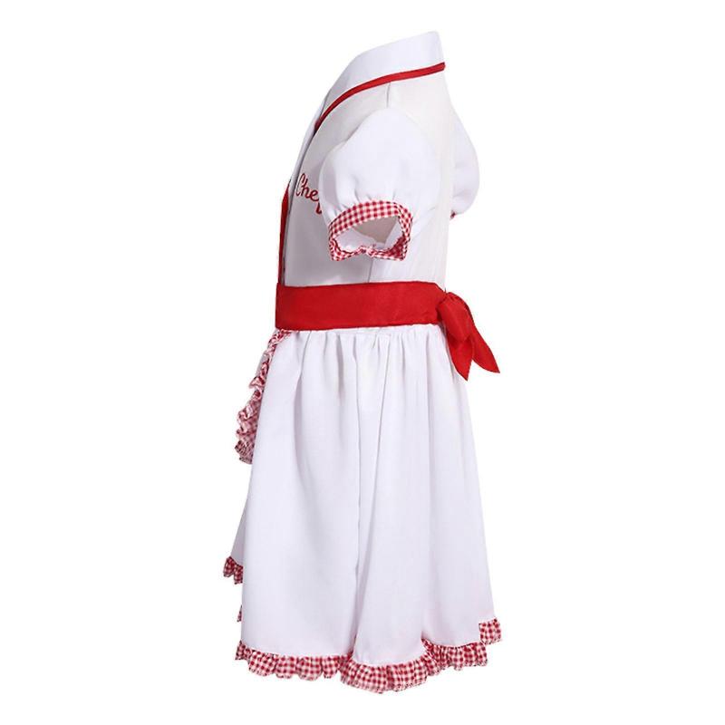 Chef Role Play Costume Dress -Up Set With Realistic Accessories-Pretend Chef Outfit