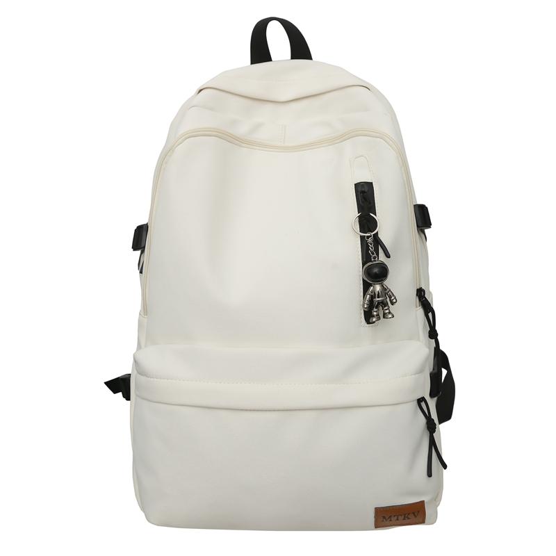 

Рюкзак в стиле колледжа, мужской школьный рюкзак большой вместимости, женский дорожный рюкзак для компьютера Small белый