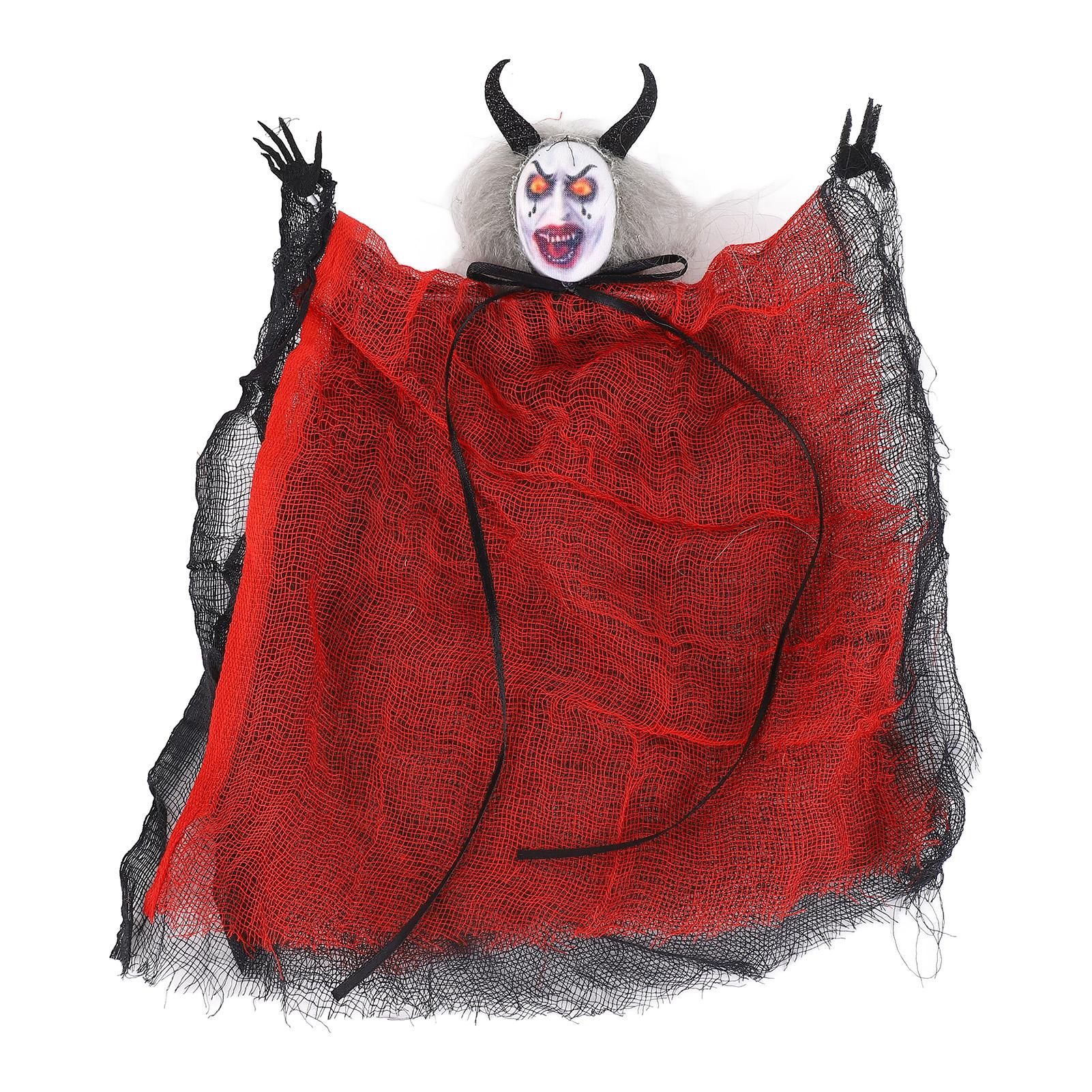 

Підвісна прикраса Привид на Хелловін Імітація Яскравий Веселий Моторошний Страшний Підвіс на Хелловін для Хелловіну Red 25x20cm / 9.8x7.9in