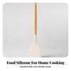 Silicone Turner with Beech Wood Handle Heat-Resistant Utensil Non-Scratch