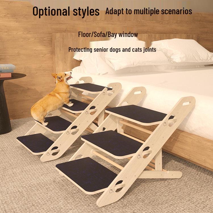 Faltbare Multifunktionale Indoor Hundetreppe für Haustiere - Tragbare & Faltbare Kletterstufen
