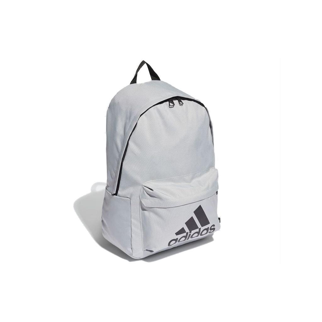 Adidas Classic Logo Large Capacity Sports Student Backpack Unisex Backpack Gray H34813