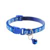 Pet Patch Colorful Collar Puppy and Cat Collar Cat Collar with Paw Print and Bell Cat Buckle Collar