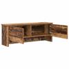 Wall Mounted Nightstand Reclaimed Wood Look 80 x 20 x 30 cm Wood Based Material