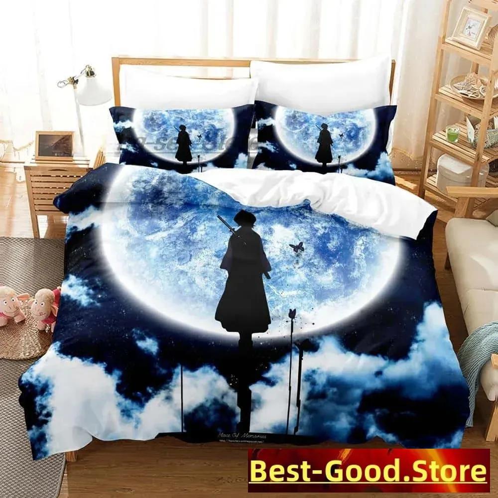 Comforter New 3D Print Anime Bleach Kuchiki Rukia Bedding Set Single Twin Full Queen King Size Bed Set Adult Kid Bedroom S