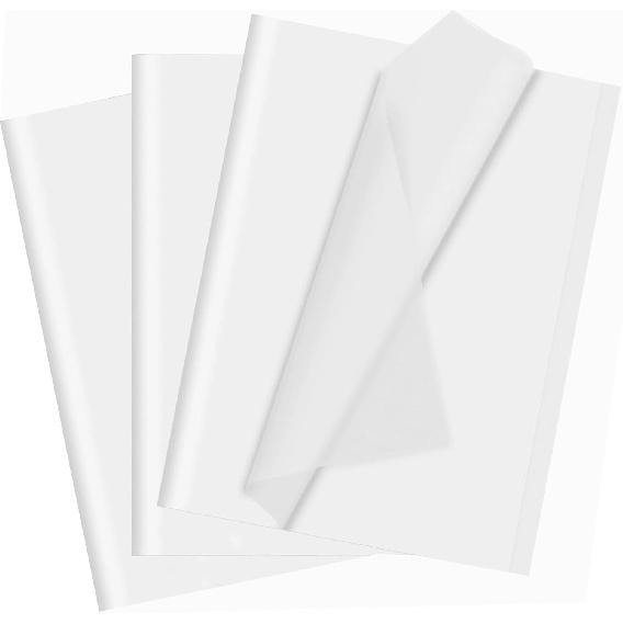60 Sheets White Tissue Paper for Packaging Gift Bags Decoration Wrapping Tissue Paper Bulk for DIY Art Crafts Birthday Wedding Halloween, 14 X 20