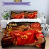 Lamine Yamal Spanish Football Player Bedding Set,Premium Bed Linen for Bedroom Home Decoration,Perfect Collectible Gift for Messi Fans,Easy Care Duvet