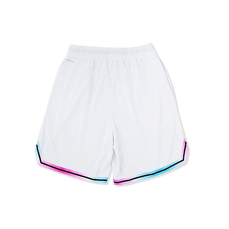Li Ning Competition Loose Training Basketball Vest Shorts Set Men Sportswear White AATS009-2