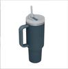 40oz Second Gen Insulated Stainless Steel Car Cup with Straw - Large Capacity Cold Preservation