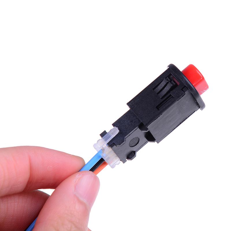 2X Motorkerékpár Vészvillogó Kapcsoló Figyelmeztető Villogó Vészjelző 3 Vezetékkel