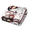 Kirishima Eijiro Collage Blankets Boku No My Hero Academia Manga Flannel Awesome Warm Throw Blanket for Home Autumn/Winter,