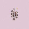 9pcs BTS Multi-Charm Keychain, Bangtan Boys Member Photo/Cartoon Figure Chain Keyring, Kpop ARMY Fans Bag Charm