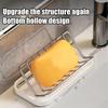 Robust Stainless Steel Soap Tray with Drainage Solution for Kitchen and Bathroom