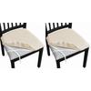 Elegant Jacquard Stretchable Stool Chair Cover Elegant Seats Slipcover for Kitchen and Banquets Seating