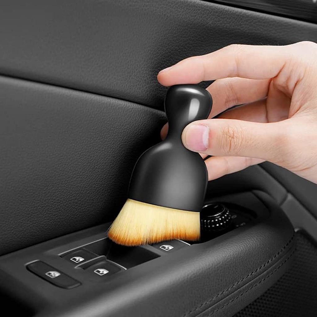 4pcs Soft Car Detailing Brushes Portable Cleaning Brush Dashboard Air Outlet Gap Dust Removal Clean Brushes Home Office Detailing Clean Tools For Car