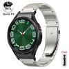 Quick Fit Titanium Strap for Samsung Galaxy Watch 7 6 5 4 40mm 44mm Luxury Bracelet for GALAXY 6Classic 43mm 47mm 5Pro 45mm Band