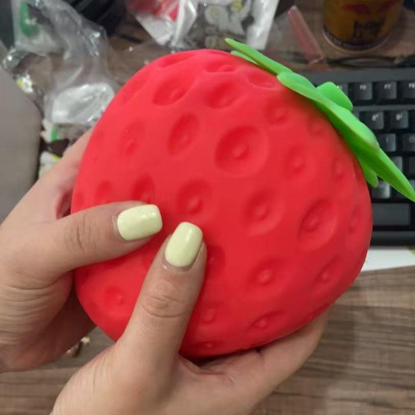 14cm Super Jumbo Truskawka Squishy Powoli Powracająca Zabawka Antystresowa Zabawki dla Dorosłych zabawka antystresowa piłki antystresowe zabawka sensoryczna