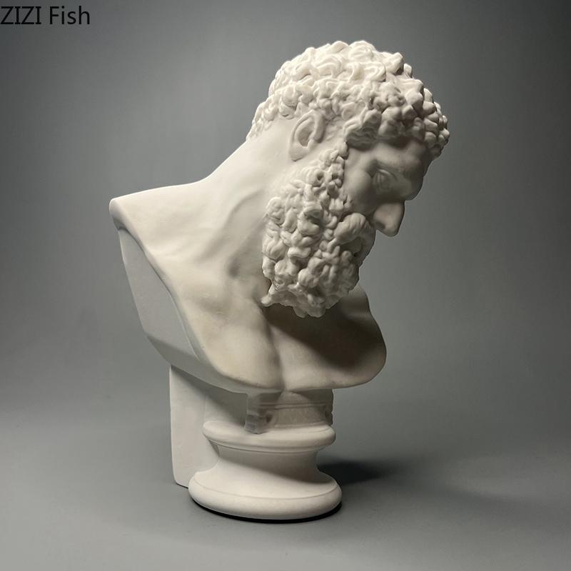 Römische Mythologie Herkules Gipsstatue Schreibtischdekoration Ornamente Charaktere Skulptur Skizzenpraxis Malen Lehrmittel