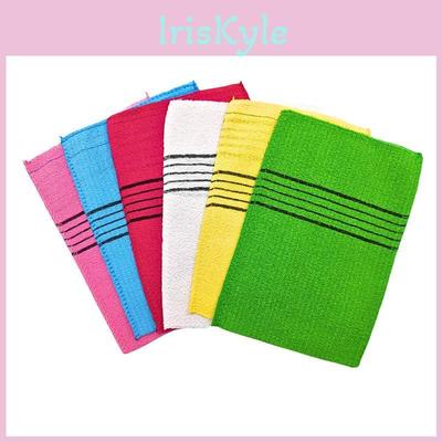Familyuse Bath Gloves With Moderate Friction And Multicolor Design For Skin Deep Cleaning