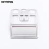 For Ford Kuga Escape -  2024 Carbon Fiber Reading Light Cover Trim Car Roof Lamp Frame Sticker Interior Accessories