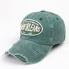 Unisex Washed Cotton Baseball Cap Letter Embroidered Vintage Snapback Hat Men And Women Streetwear Outdoor Sports Hats
