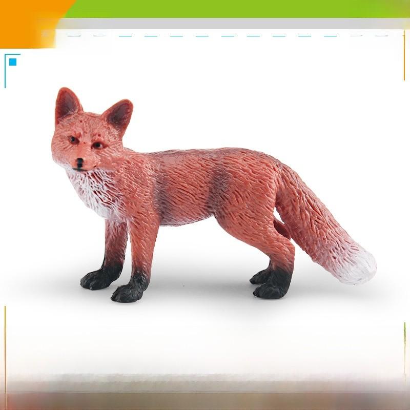 Realistic Fox Animal Pvc Model For Educational Playroom Decor And Wildlife Study