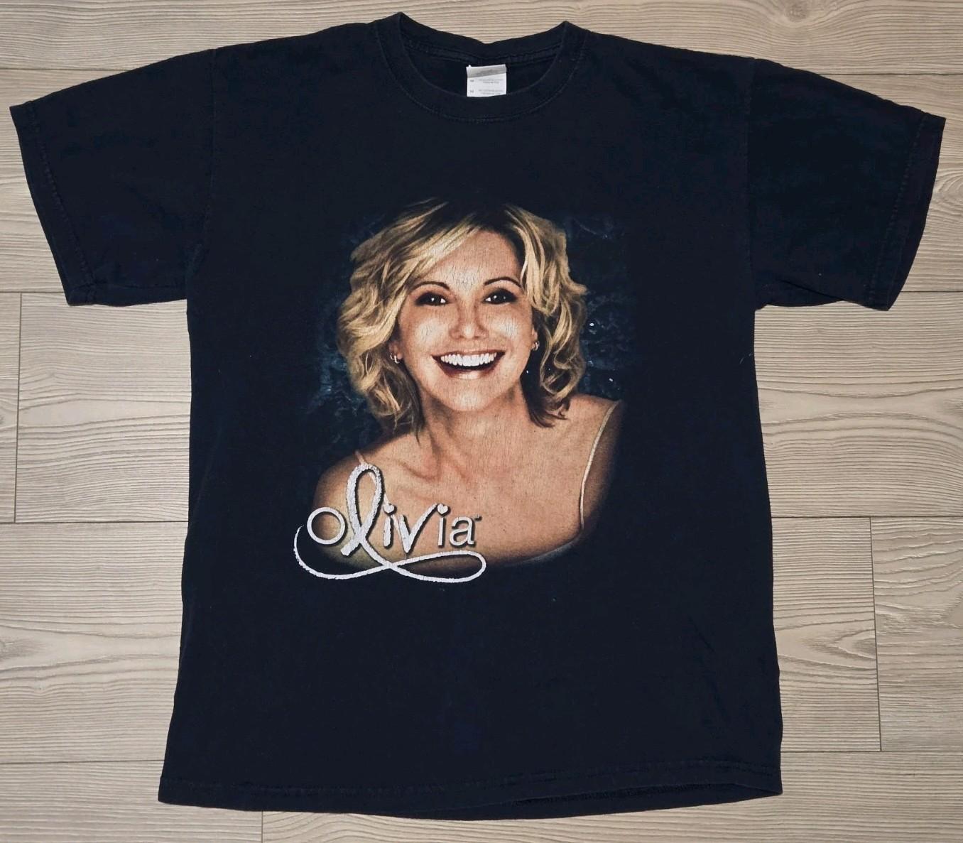 OLIVIA NEWTON JOHN American Tour Shirt Adult Size Medium Unisex T-Shirt S