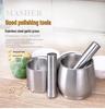304 Stainless Steel Garlic Masher, Mincer, Peeler, and Spice Grinder