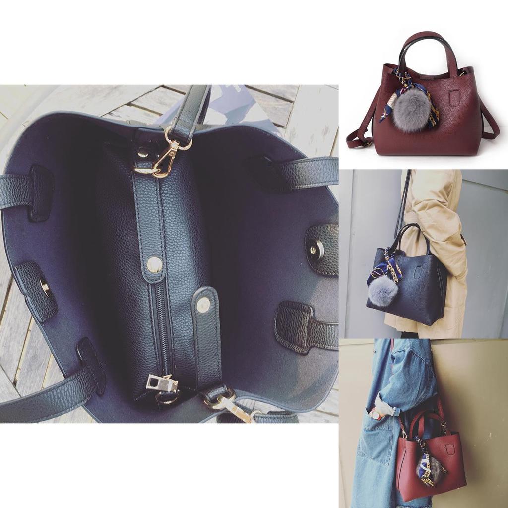 Elegante Damenhandtaschen mit Pelzkugel und Seidenschal Crossbody Einzelne Umhängetaschen