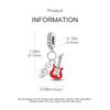 Red Guitar Note Rock Pendants Plata R Original Beads Fit Originalcharms Bracelet Beads Jewelry Gifts For Women