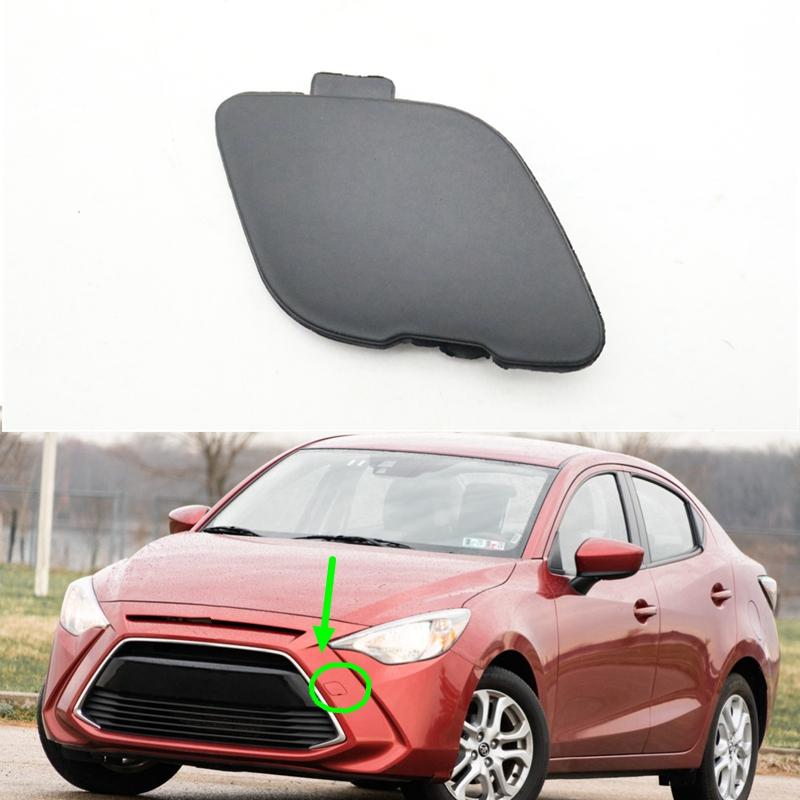 Car Unpainted Front Tow Hook Cover Eye Cap For Toyota Yaris IA Scion 2017 2018 2019 2020 Part Number 52128-WB002