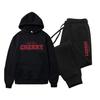 Men's Women's Hoodies Trendy Brand Casual Printed Sweatpants Set Loose Hoodie