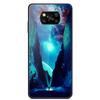 Glass Back Cover For Xiaomi Poco X3 Pro Poco X3 NFC Case Tempered Glass Case For Xiaomi Mi 10T Lite Case Funda POCO X 3 PRO Case