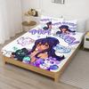 Lenzuolo con Angoli Bambini Kawaii Cartone Animato Aphmau Copertura Baby Adolescente Lenzuola Copertura Elastico Biancheria da Letto Stampa Digitale Carina